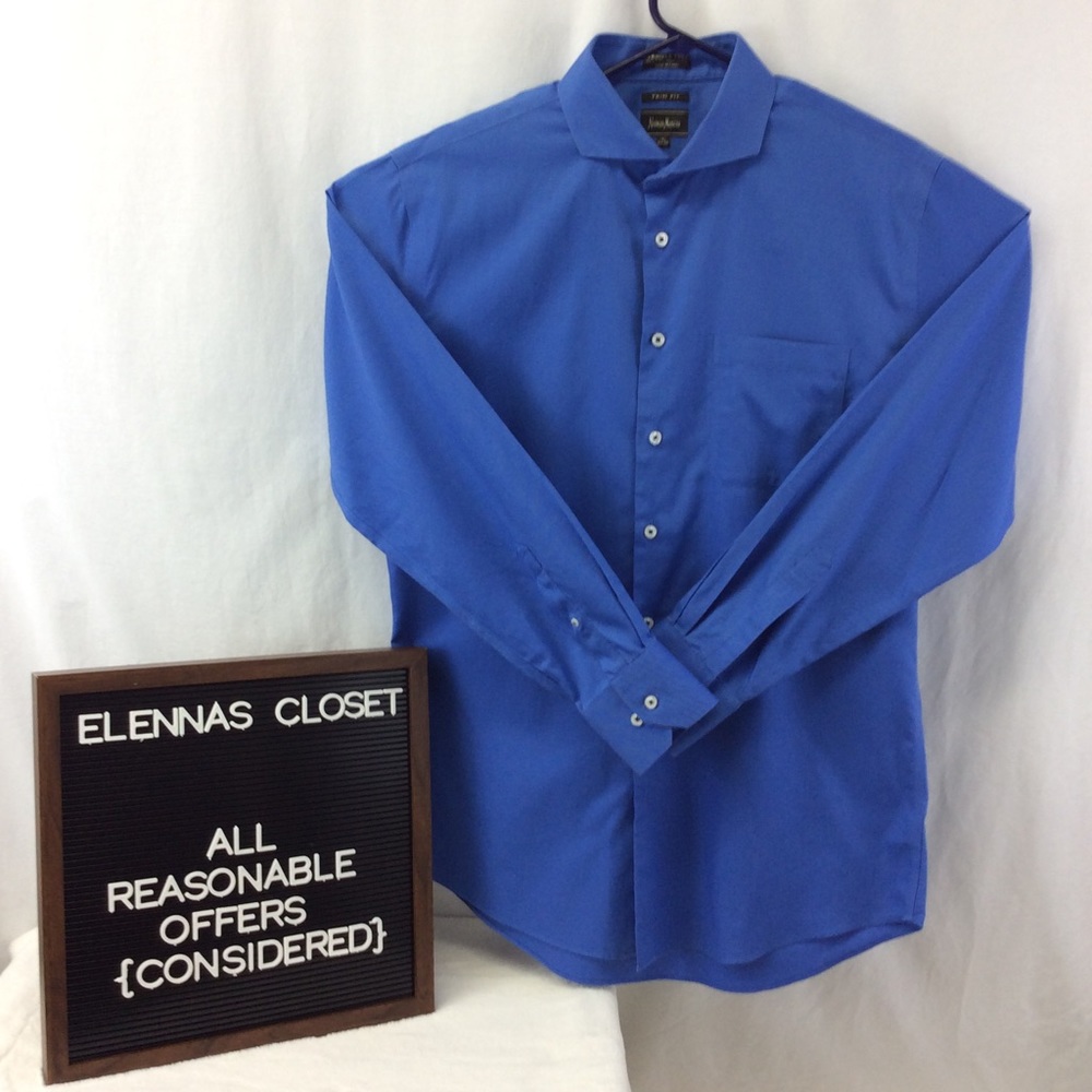 Neiman Marcus Button Down Dress Shirt 16 ½